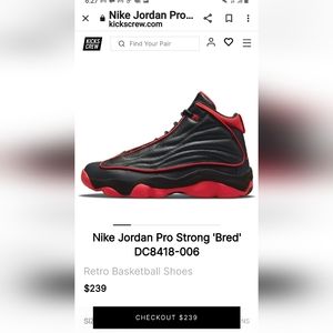 Jordan Pro Strong Bred